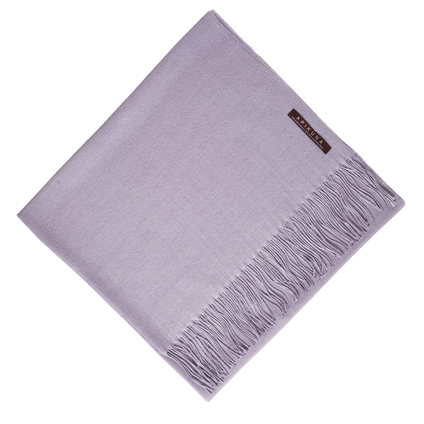 Pashmina 70% Baby-Alpakawolle & 30% Seide Flieder