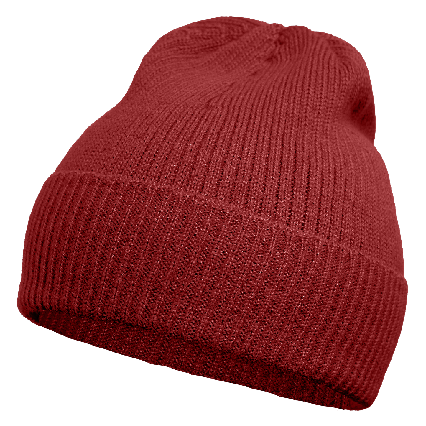 Mütze aus 100 % Baby-Alpakawolle - Rot