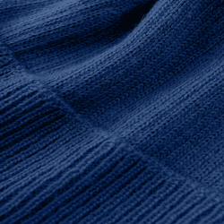 Mütze aus 100 % Baby-Alpakawolle - Blau