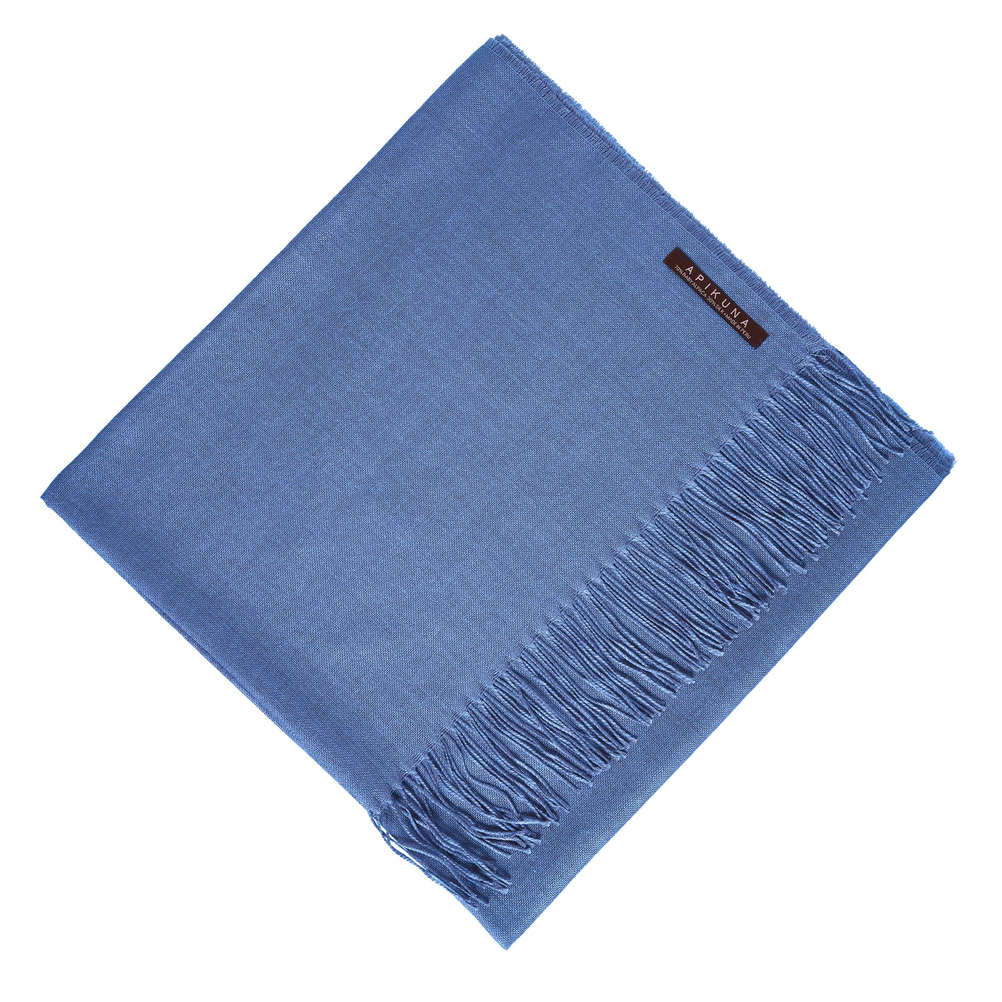 Pashmina 70% Baby-Alpakawolle & 30% Seide Königsblau