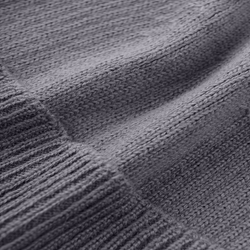 Mütze aus 100 % Baby-Alpakawolle - Grau