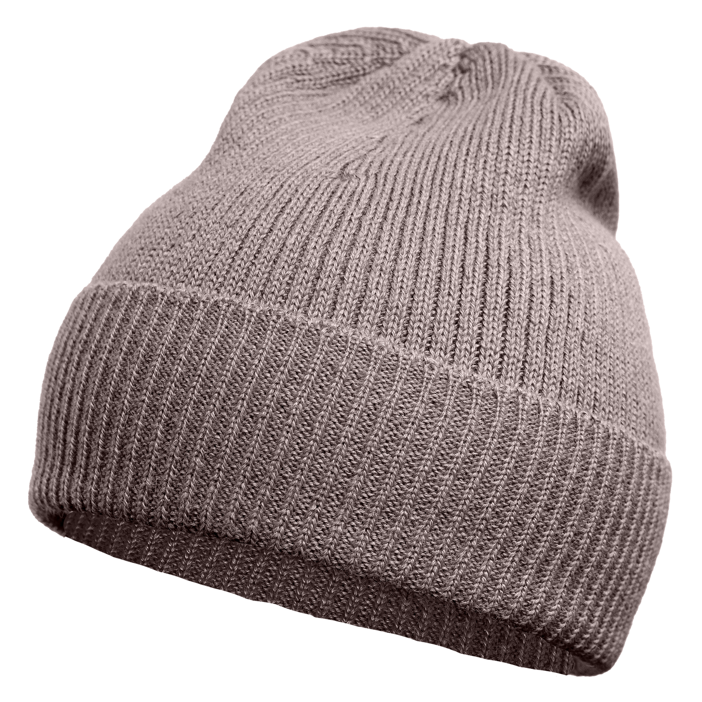 Mütze aus 100 % Baby-Alpakawolle - Beige