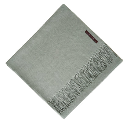 Pashmina 70% Baby-Alpakawolle & 30% Seide Mintgrün