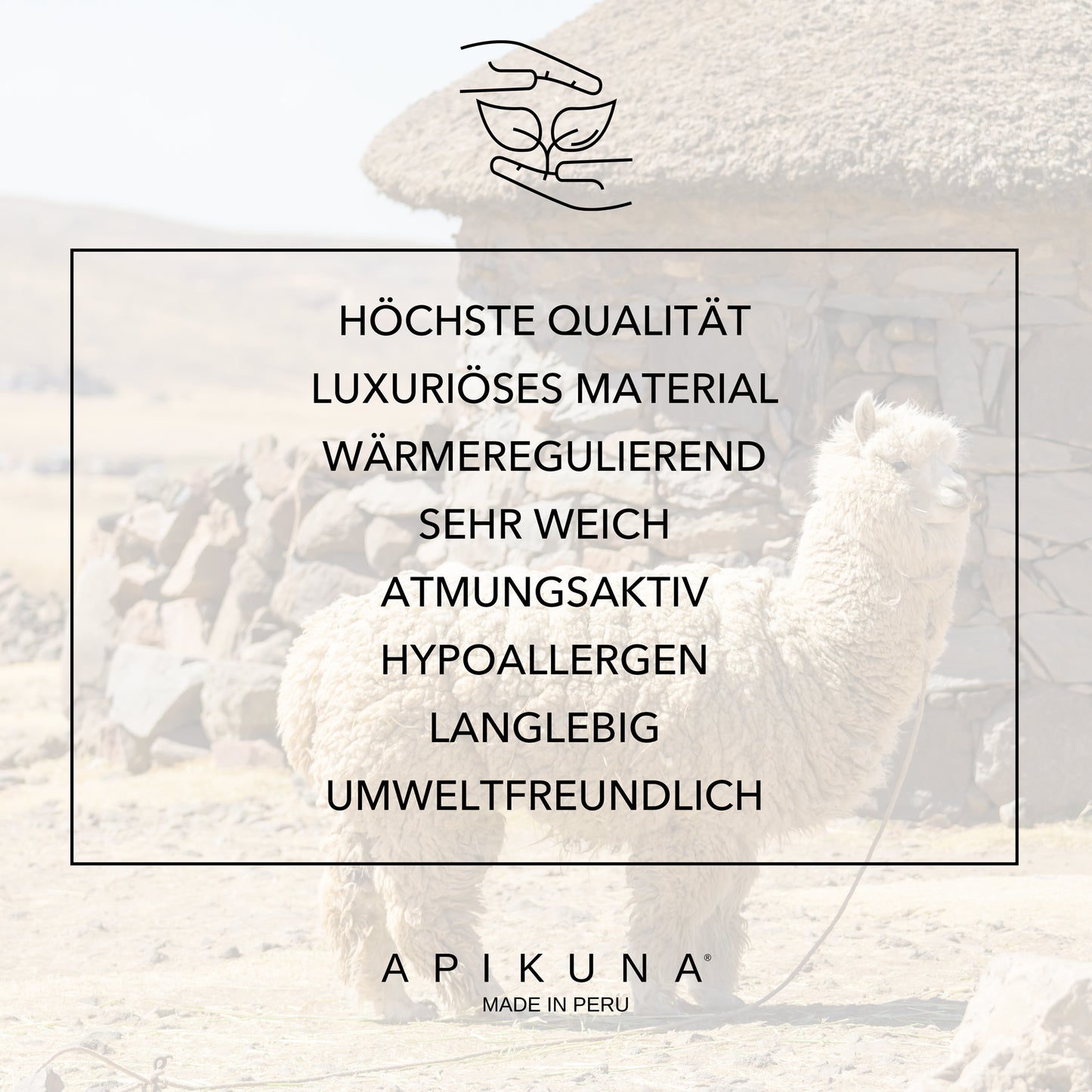 Schal aus 100 % Baby-Alpakawolle – Camel