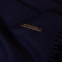 Decke aus 100 % Baby-Alpakawolle – Blau