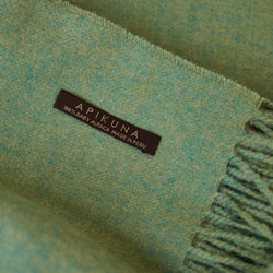 Decke aus 100 % Baby-Alpakawolle – Grün