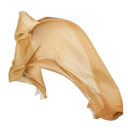 Pashmina 70% Baby-Alpakawolle & 30% Seide Goldgelb