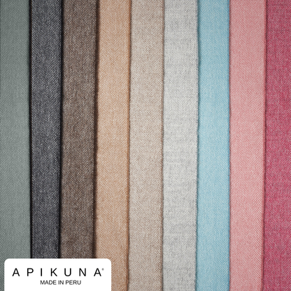 Schal aus 100 % Baby-Alpakawolle – Rosa