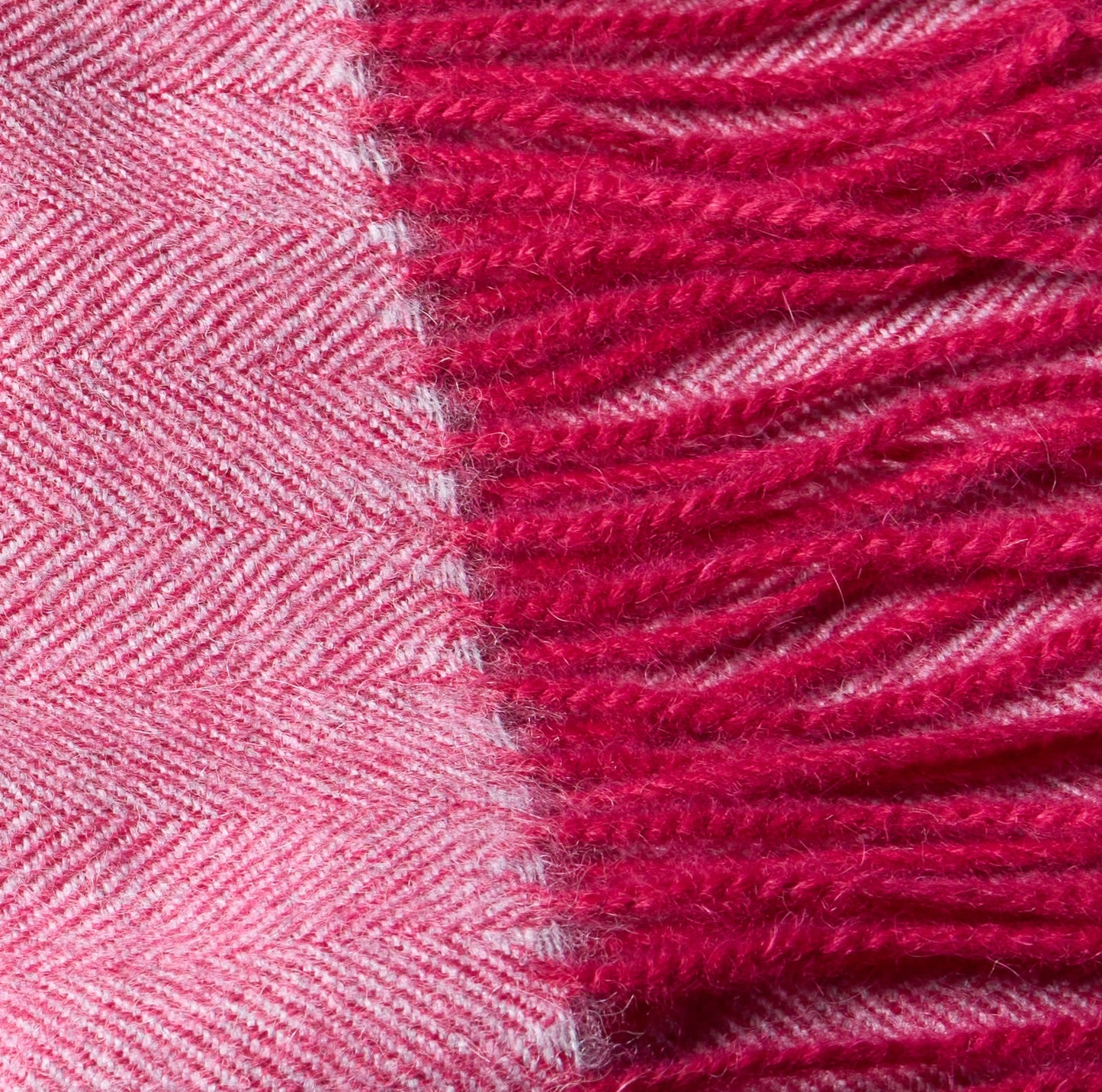 Schal aus 100 % Baby-Alpakawolle – Bordeaux