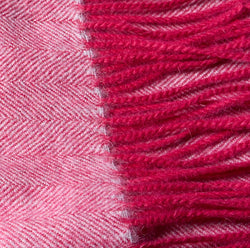 Schal aus 100 % Baby-Alpakawolle – Bordeaux