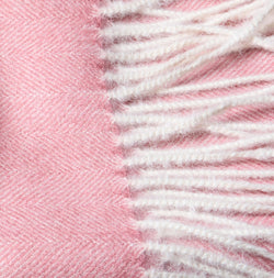 Schal aus 100 % Baby-Alpakawolle – Rosa