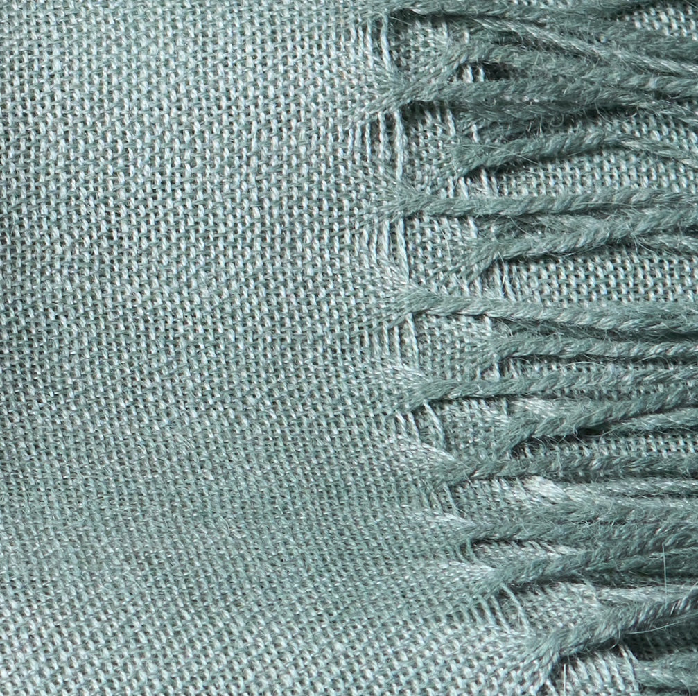 Pashmina 70% Baby-Alpakawolle & 30% Seide Mintgrün