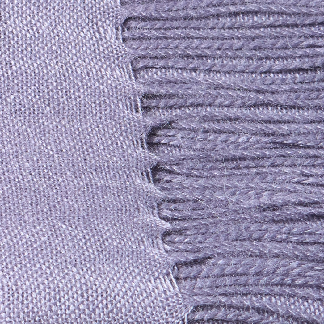 Pashmina 70% Baby-Alpakawolle & 30% Seide Flieder