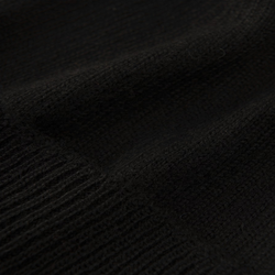 Mütze aus 100 % Baby-Alpakawolle - Schwarz